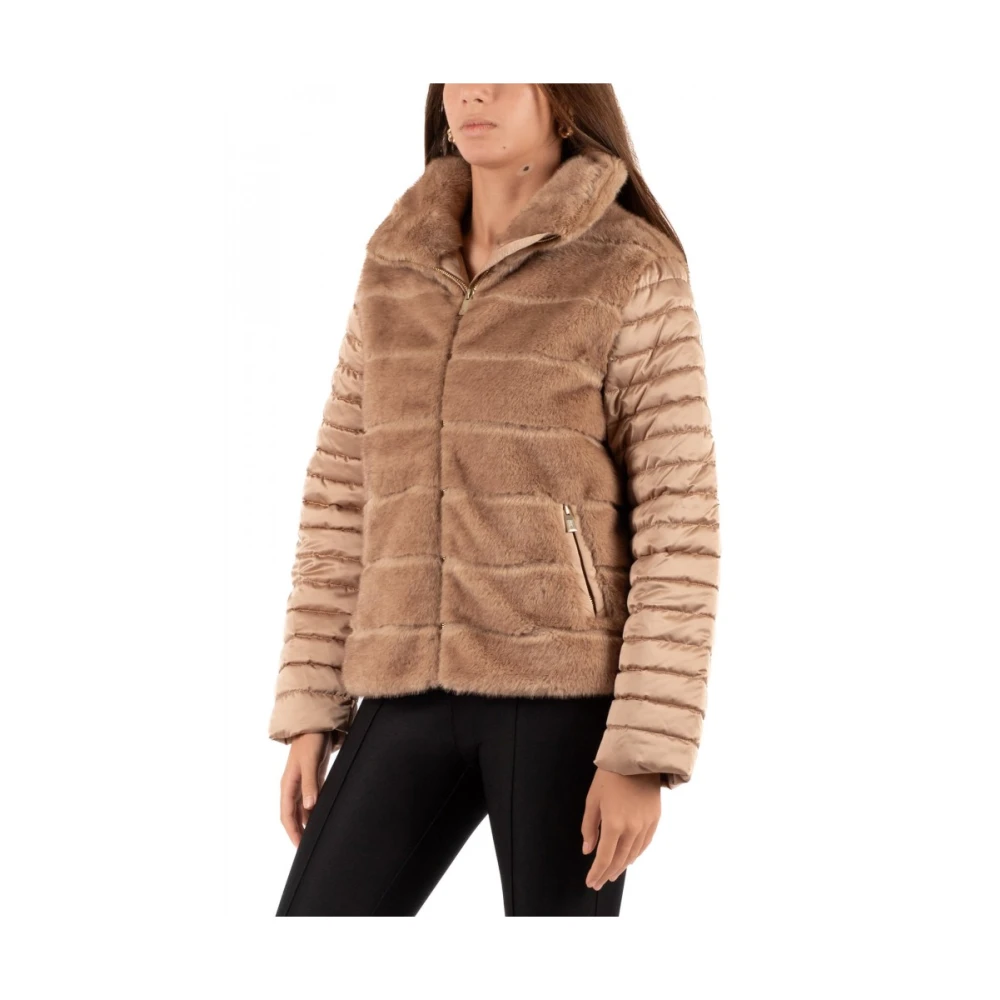 Luckylu Dames Blouson Jas Brown Dames
