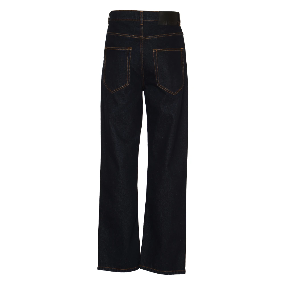 Msgm Blauwe Broek voor Mannen Blue Heren