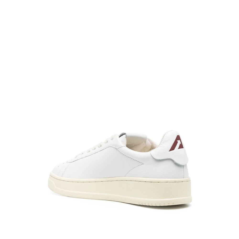 Autry Lage Leren Sneakers voor Vrouwen White Dames