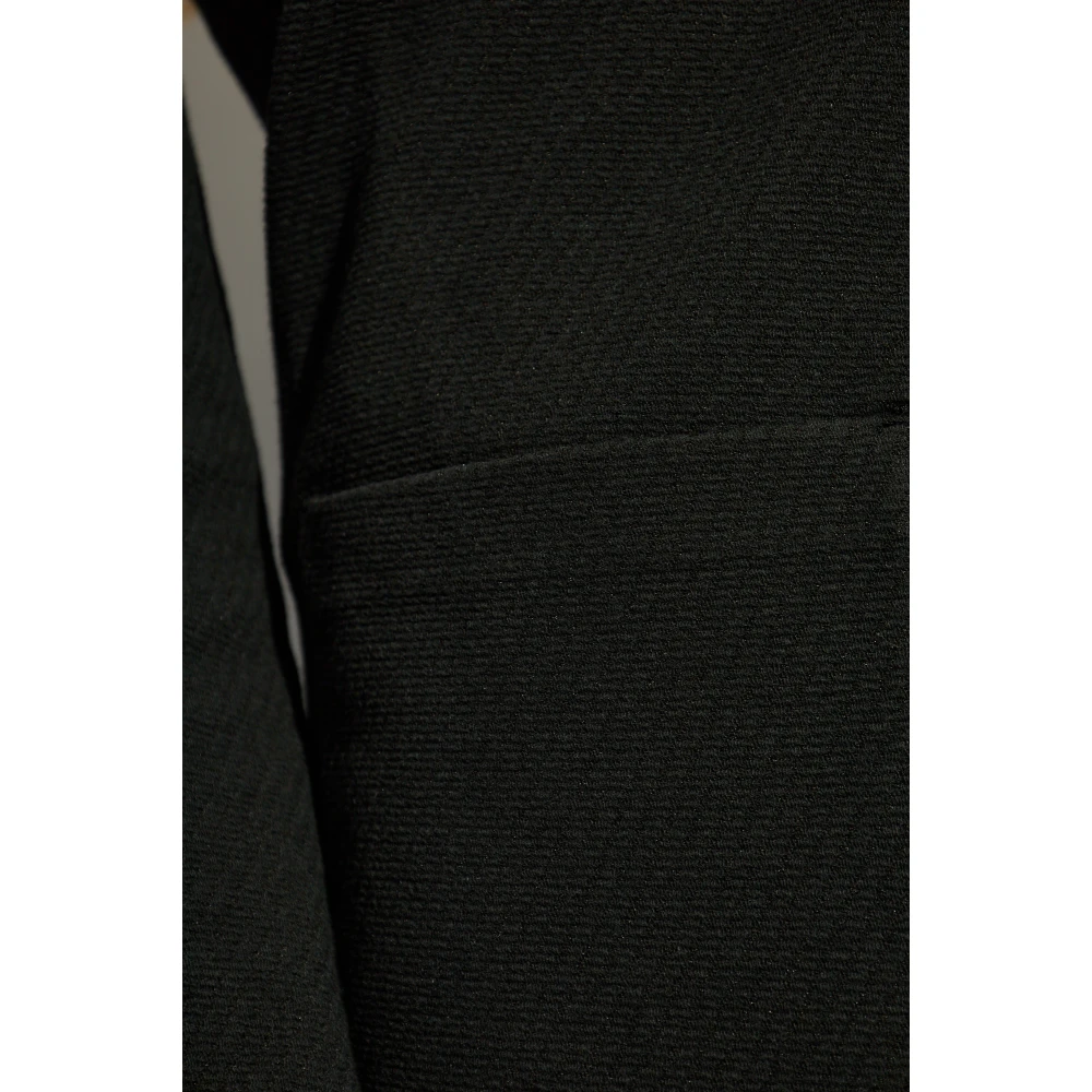 Emporio Armani Blazer met open revers Black Dames