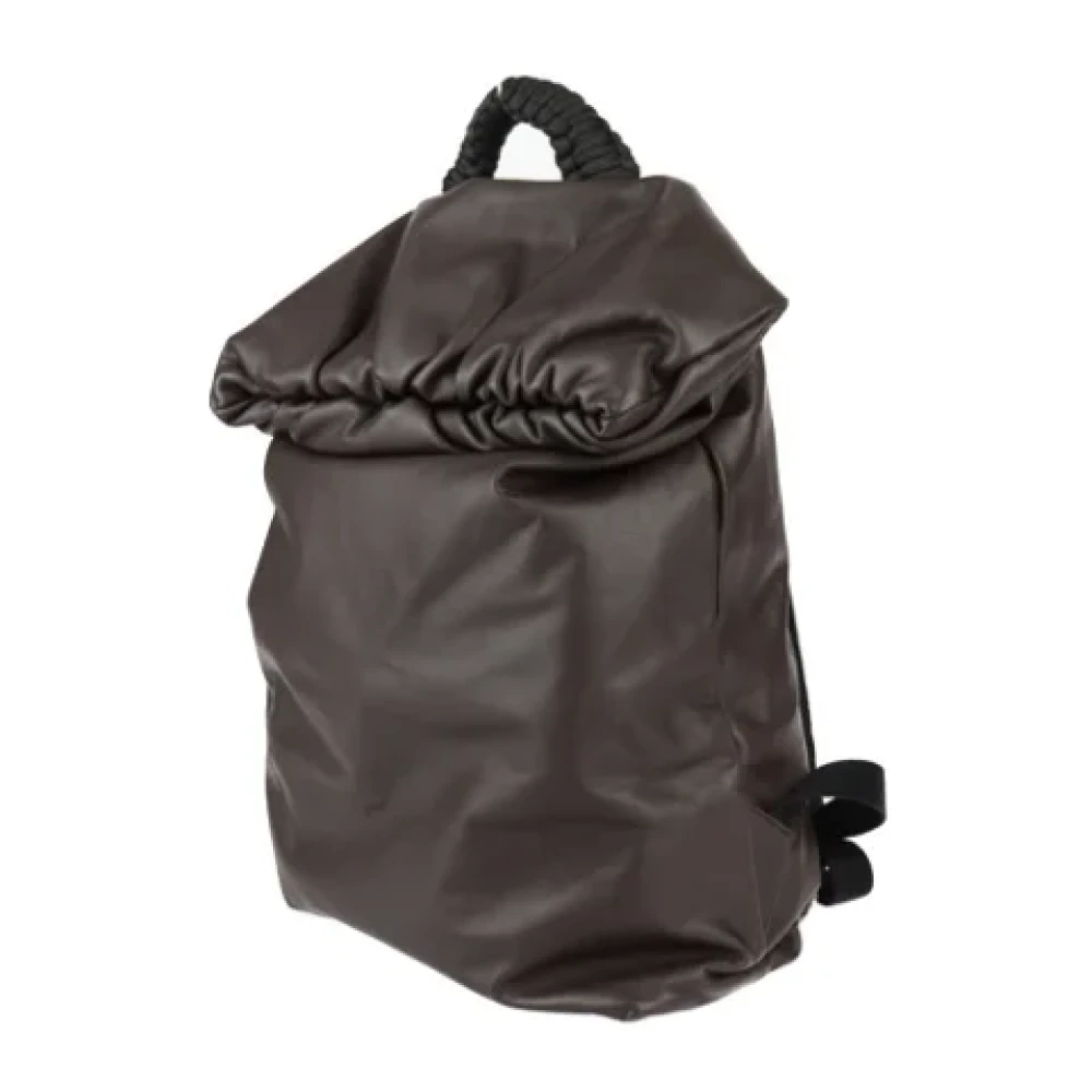 Bottega Veneta Vintage Pre-owned Leather backpacks Brown Dames