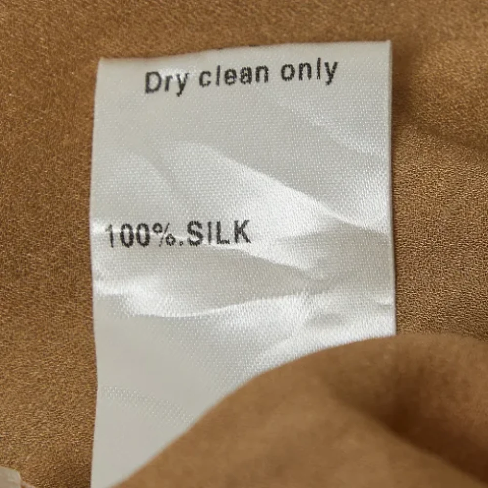 Chloé Pre-owned Silk dresses Beige Dames