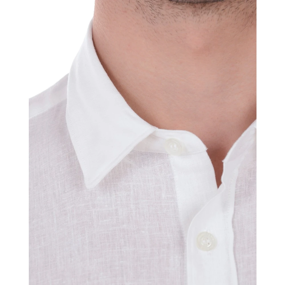 Daniele Alessandrini Basisoverhemd White Heren