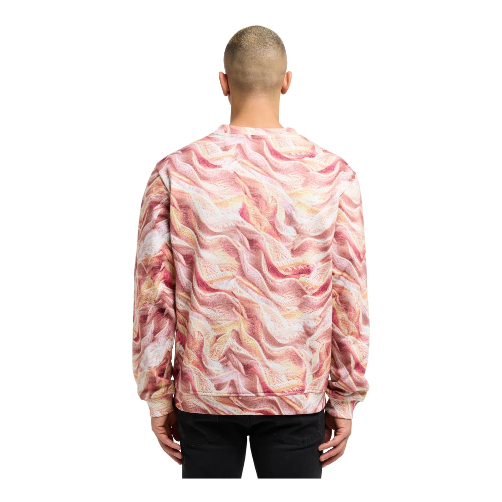 carlo colucci Minimalistische Gebreide Sweater Orange Heren