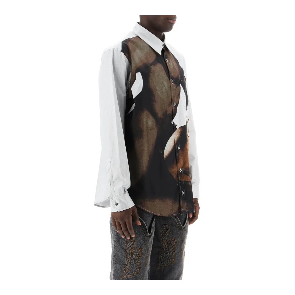Y Project Body Collage Print Shirt Multicolor Heren