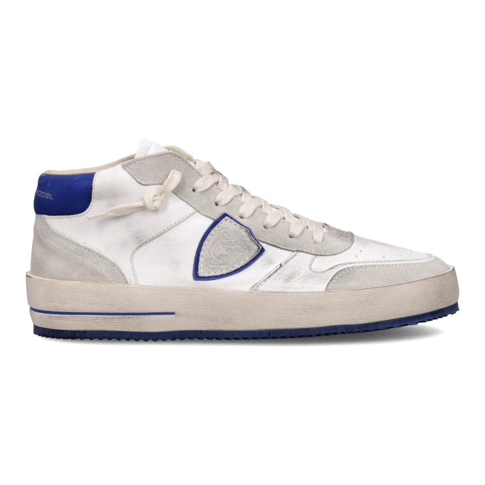 Philippe Model Hombre Blanco Zapatos, Talla: 42 Eu