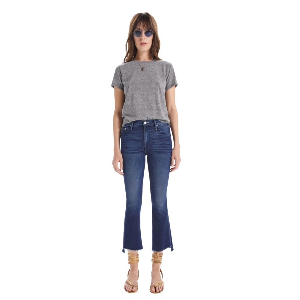 Mother Bootcut Jeans Blue Dames