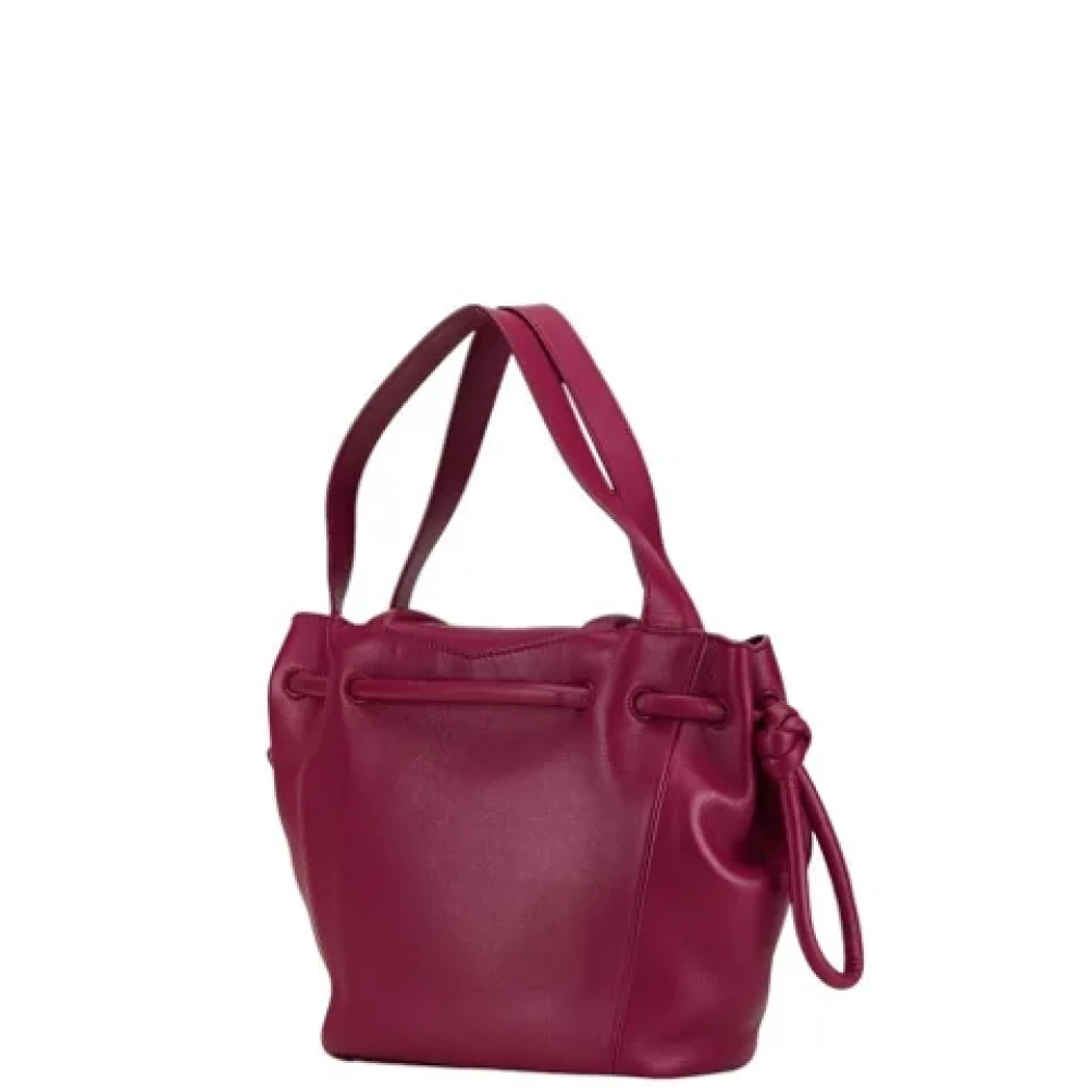 Bottega Veneta Vintage Pre-owned Leather handbags Pink Dames