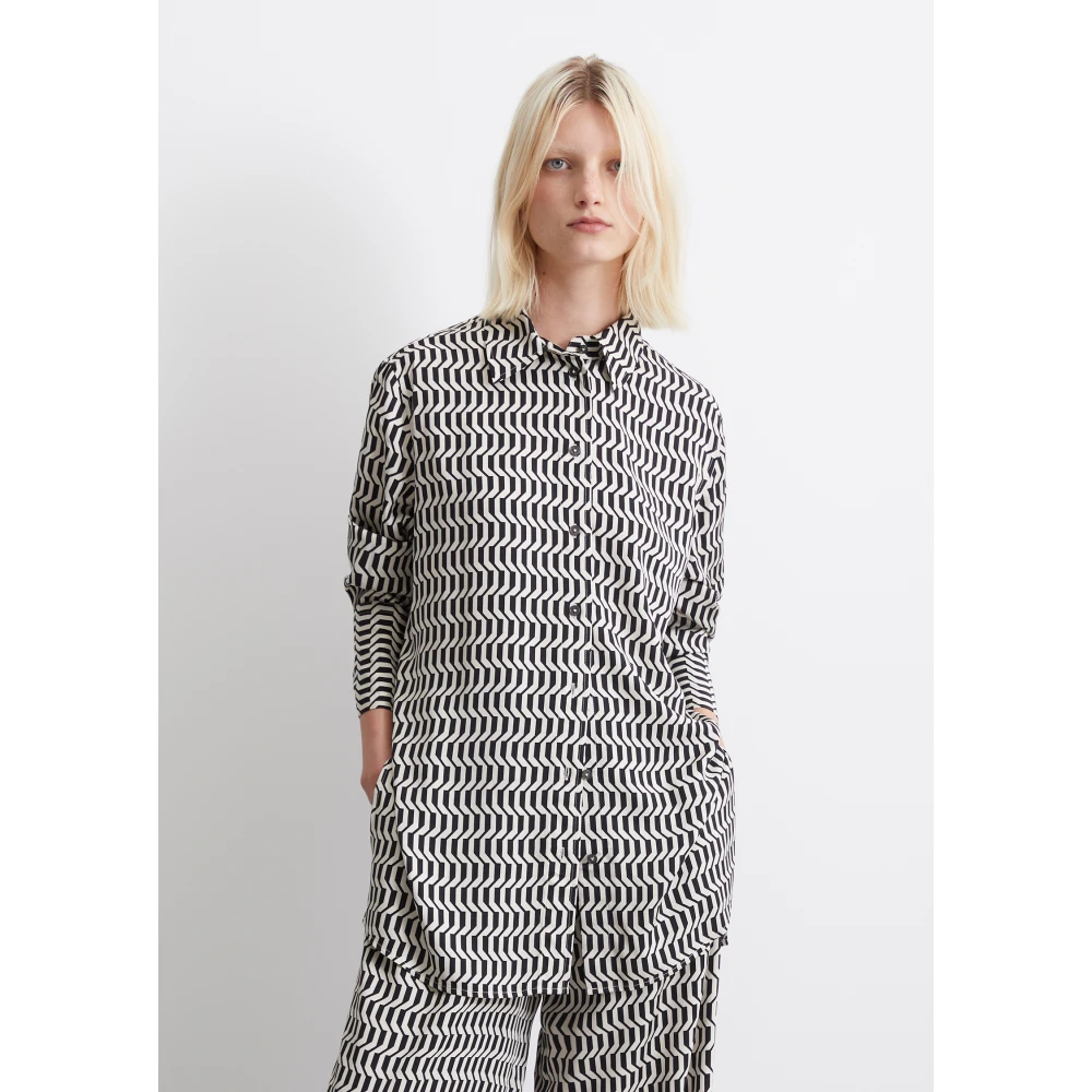 Marc O'Polo NorHeren lange blouse Multicolor Dames