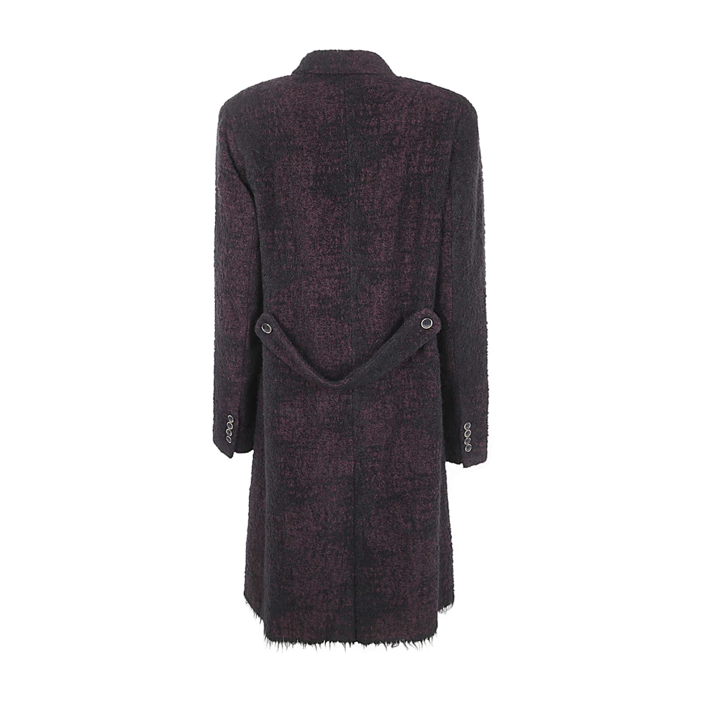 UMA Wang Zwart Rose Riccardo Coat Black Heren