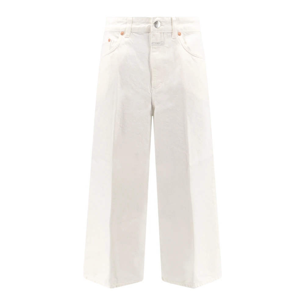 Closed Cropped Trousers White Dames