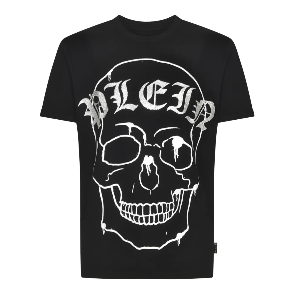 Philipp Plein Zwarte T-shirts en Polos Black Heren