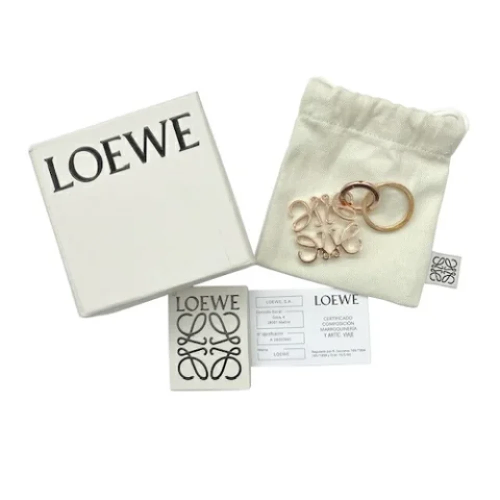 Loewe Pre-owned Rose Gold key-holders Yellow Dames