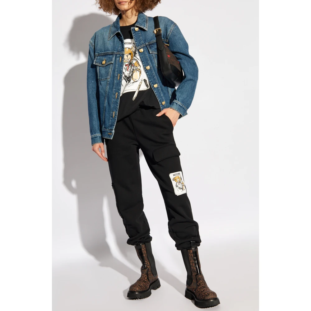 Moschino Denim jas Blue Dames