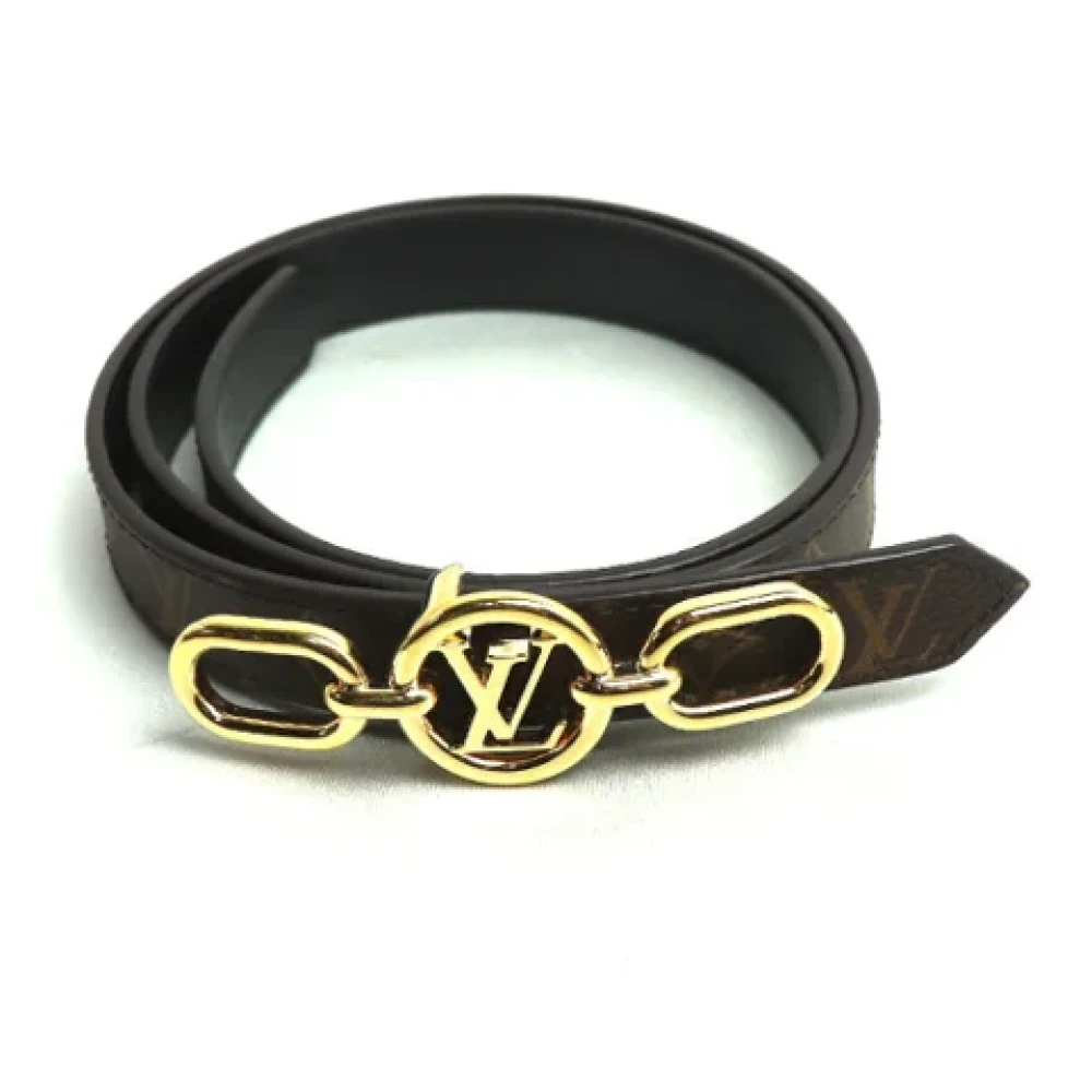 Louis Vuitton Vintage Pre-owned Fabric belts Black Dames