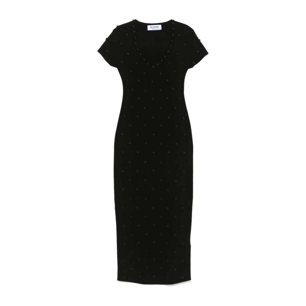 Blugirl Elegante Nero Jurk Black Dames