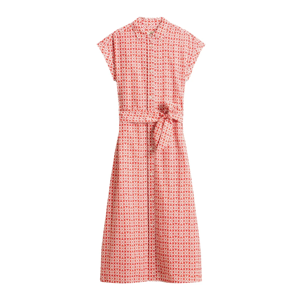 Woolrich Pink Cotton Viscose Chemisier Dress - Female - Shirt Dresses - Xs - Dresses