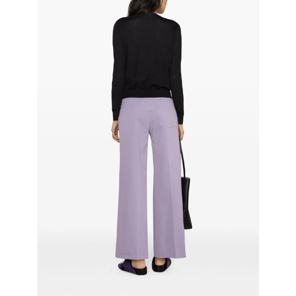 Forte Wide Trousers Purple Dames