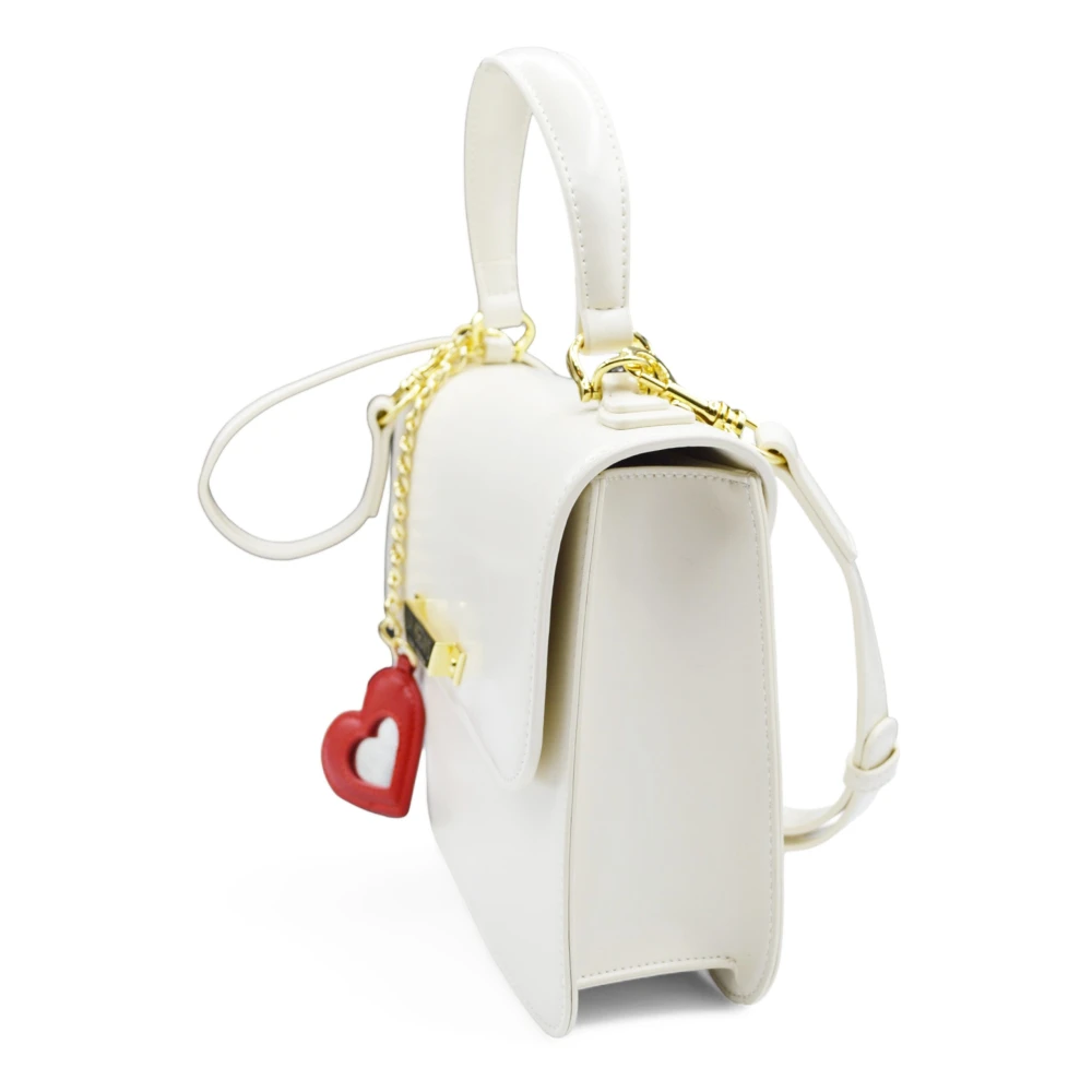 Love Moschino Iconische Logo Schoudertas White Dames