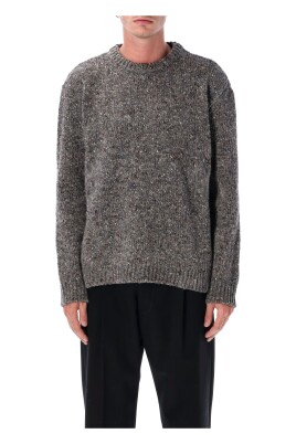 pull-en-tricot-gris-col-rond-aw25