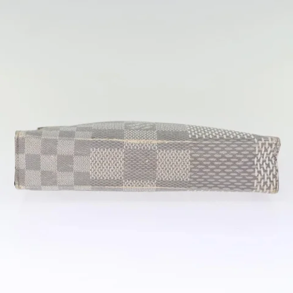 Louis Vuitton Vintage Pre-owned Canvas clutches Gray Dames