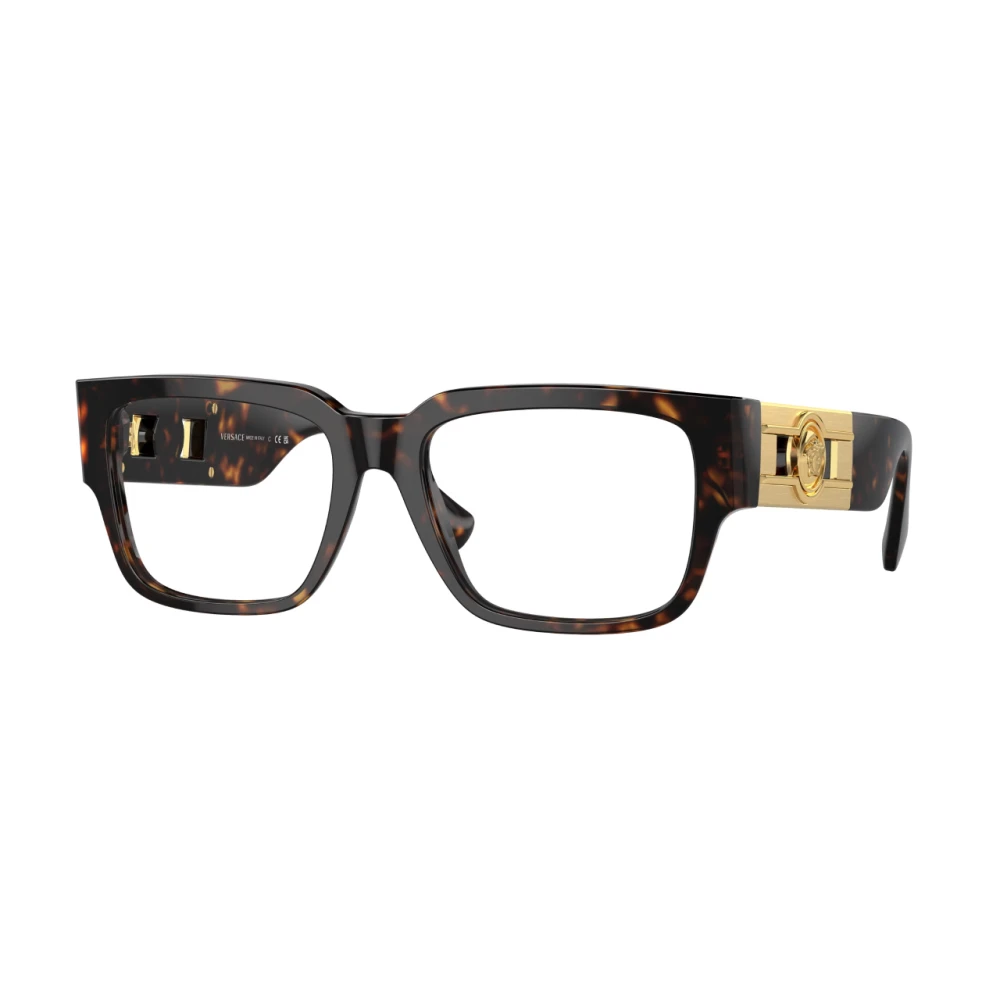 Versace Men's Brown Stylish Glasses - Glasses - 53 Mm - Accessories