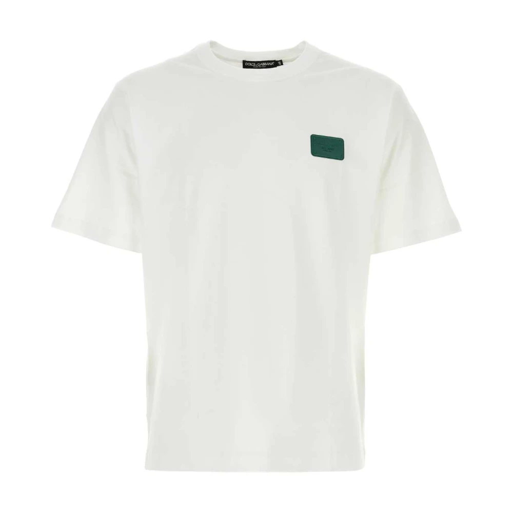 Dolce & Gabbana Klassiek Wit Katoenen T-Shirt White Heren