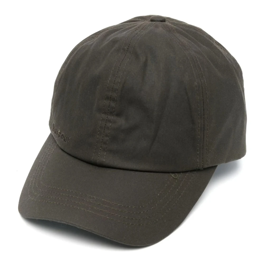 Barbour Waxed Sports Cap - Male - Hats & Caps - Green - One Size - Accessories - Image 8