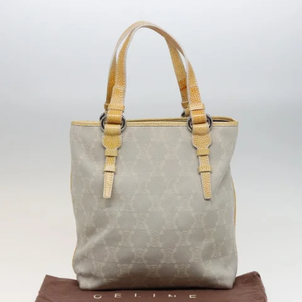 Celine Vintage Pre-owned Canvas totes Yellow Dames