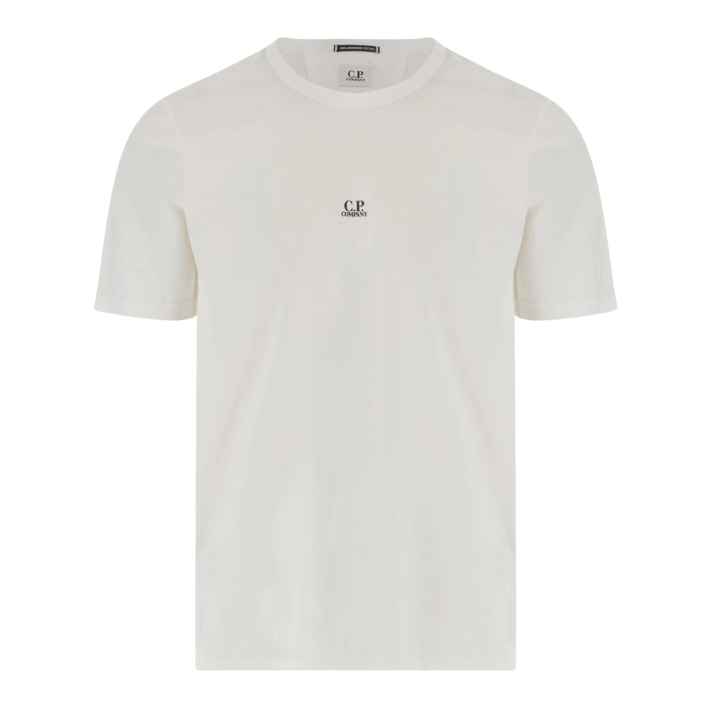 C.P. Company Katoenen Jersey Crew Neck T-shirt White Heren