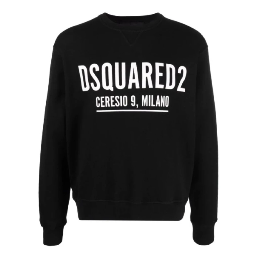 Dsquared2 Black Jumper - Male - Sweatshirts - 2XL - Sweatshirts & Hoodies