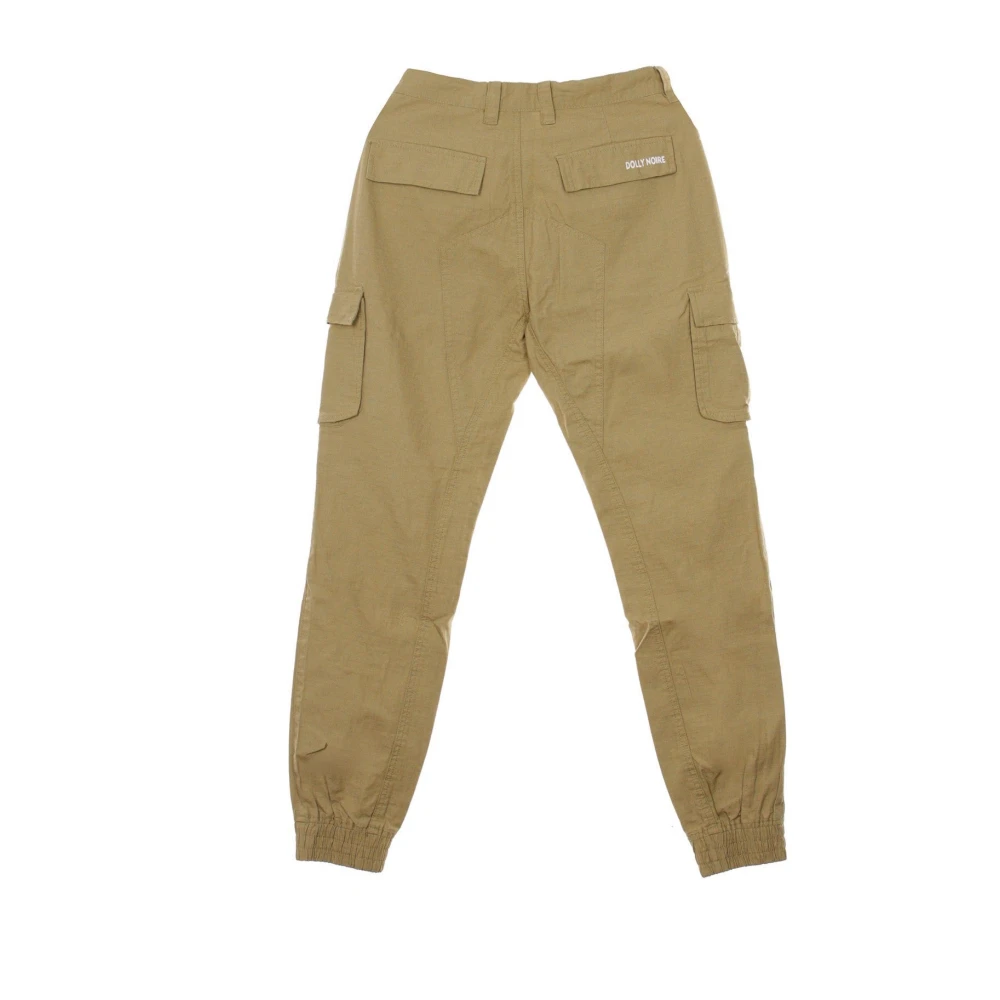Dolly Noire Ripstop Cargo Broek Regular Fit Beige Heren