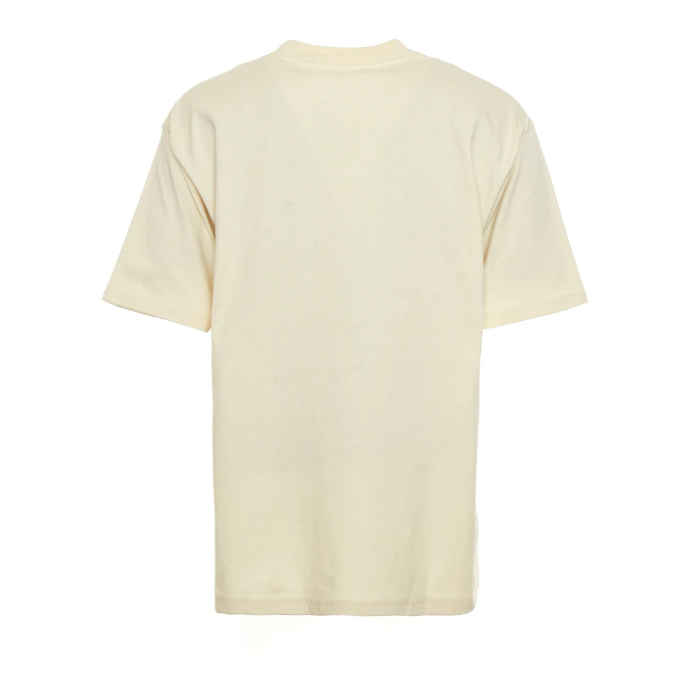 Carhartt WIP Zak T-shirt Baggy Fit Katoen Jersey Beige Heren