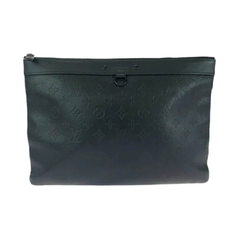 Louis Vuitton Vintage Pre-owned Canvas clutches Black Heren