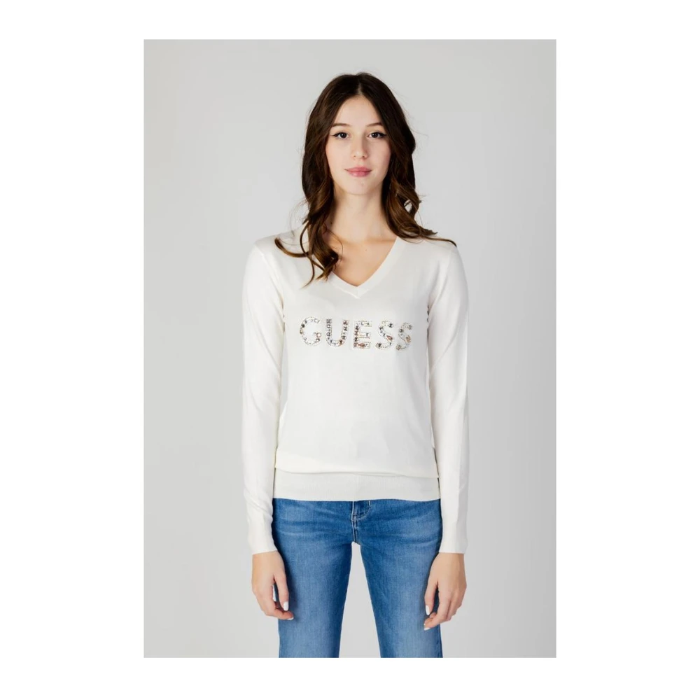 Guess Jersey Tops & T-shirt Collectie White Dames