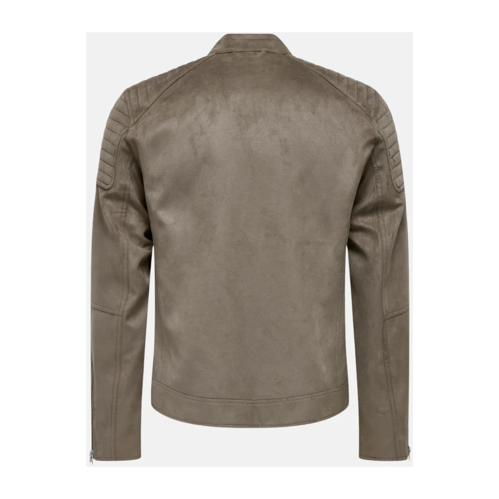 Only & Sons Stijlvolle Jas voor Mannen Brown Heren