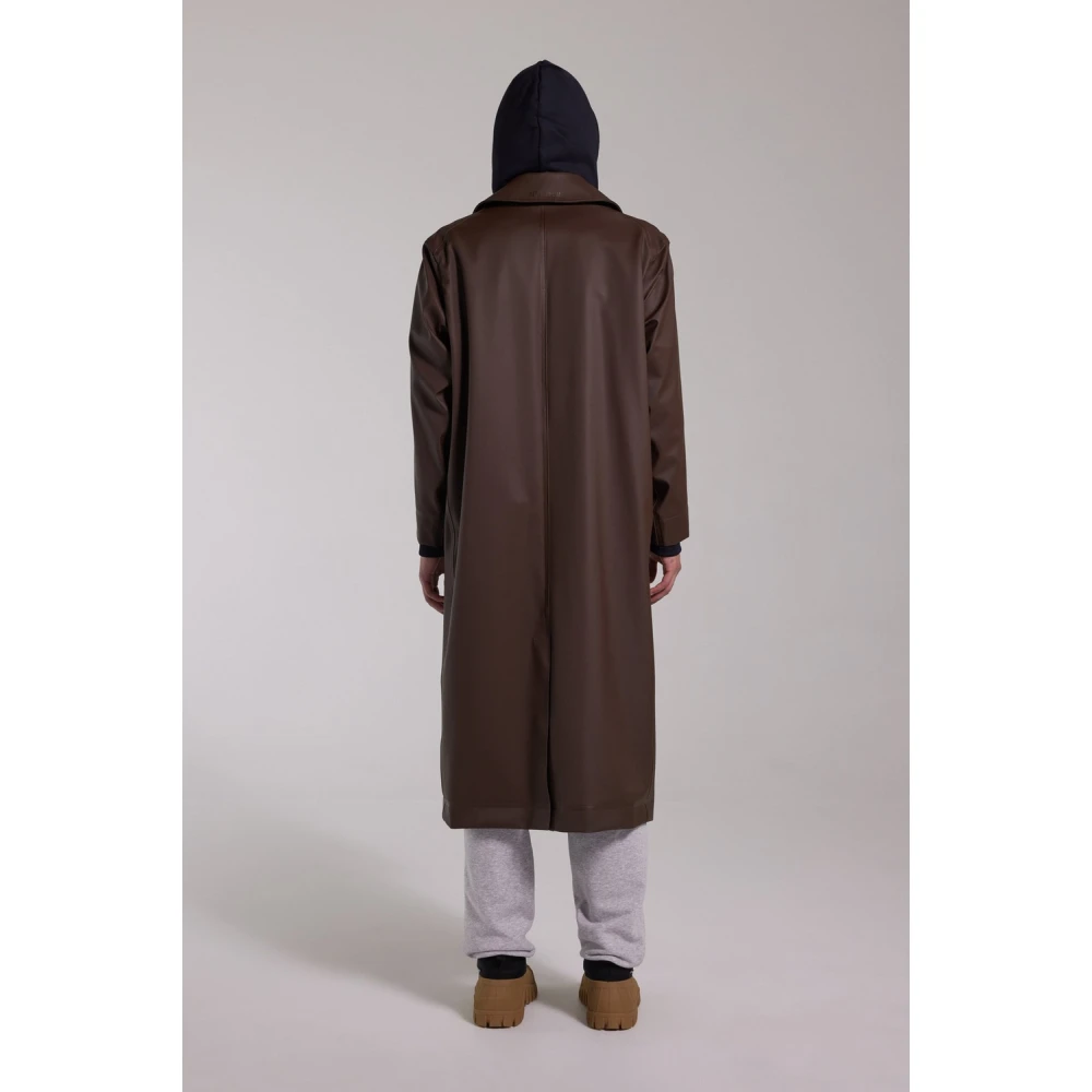 Stutterheim Waterdichte Dubbelrijige Overjas Brown Heren