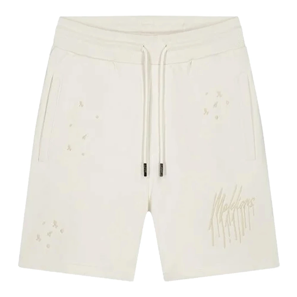 Malelions Painter shorts off white Herenlions White Heren