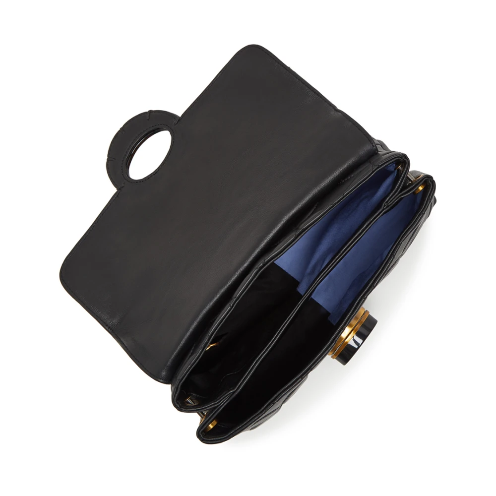 Maliparmi Medium Rugpijn Verlichting Crossbody TAS Black Dames