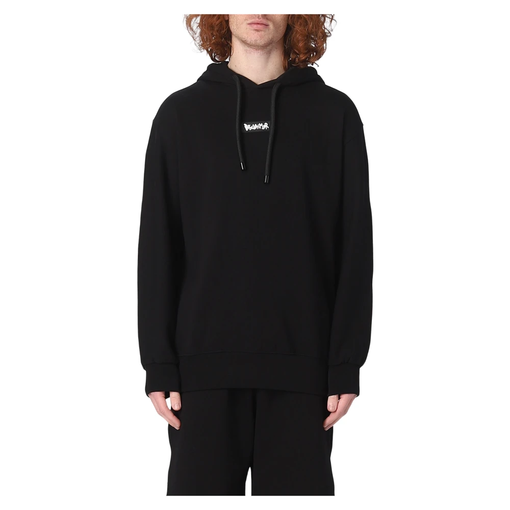 Disclaimer Zwarte Sweaters Stijlvolle Collectie Black Heren