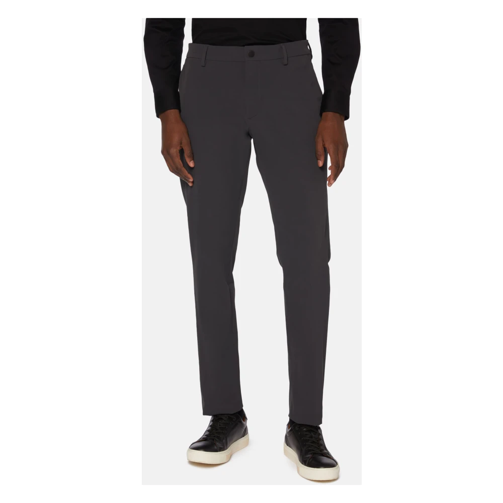 Boggi Milano Performance B Tech Stretch Nylon Broek Black Heren