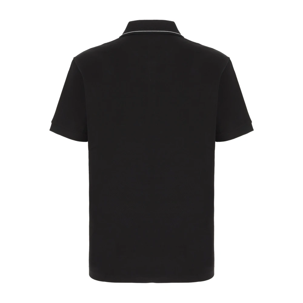 Versace Klassieke Polo Shirt voor Mannen Black Heren