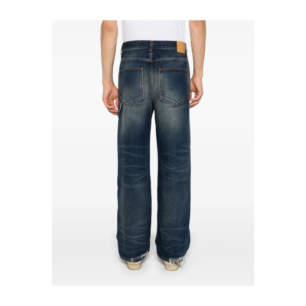 Haikure Vintage Blauwe Wijde Jeans Blue Heren