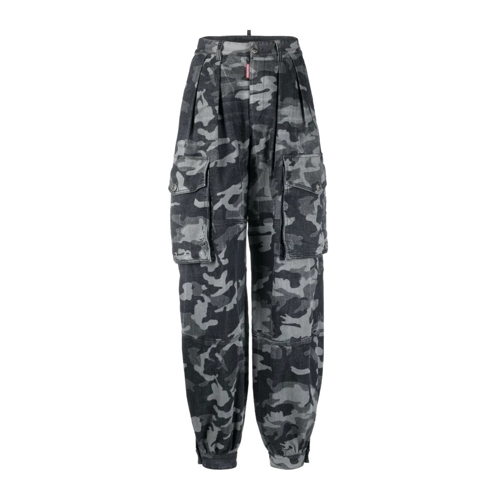 Dsquared2 Tapered Trousers Black Dames