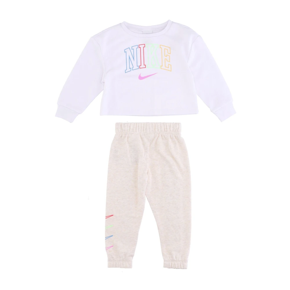 Nike Retro Rewind Crew & Jogger Set Multicolor, Flicka