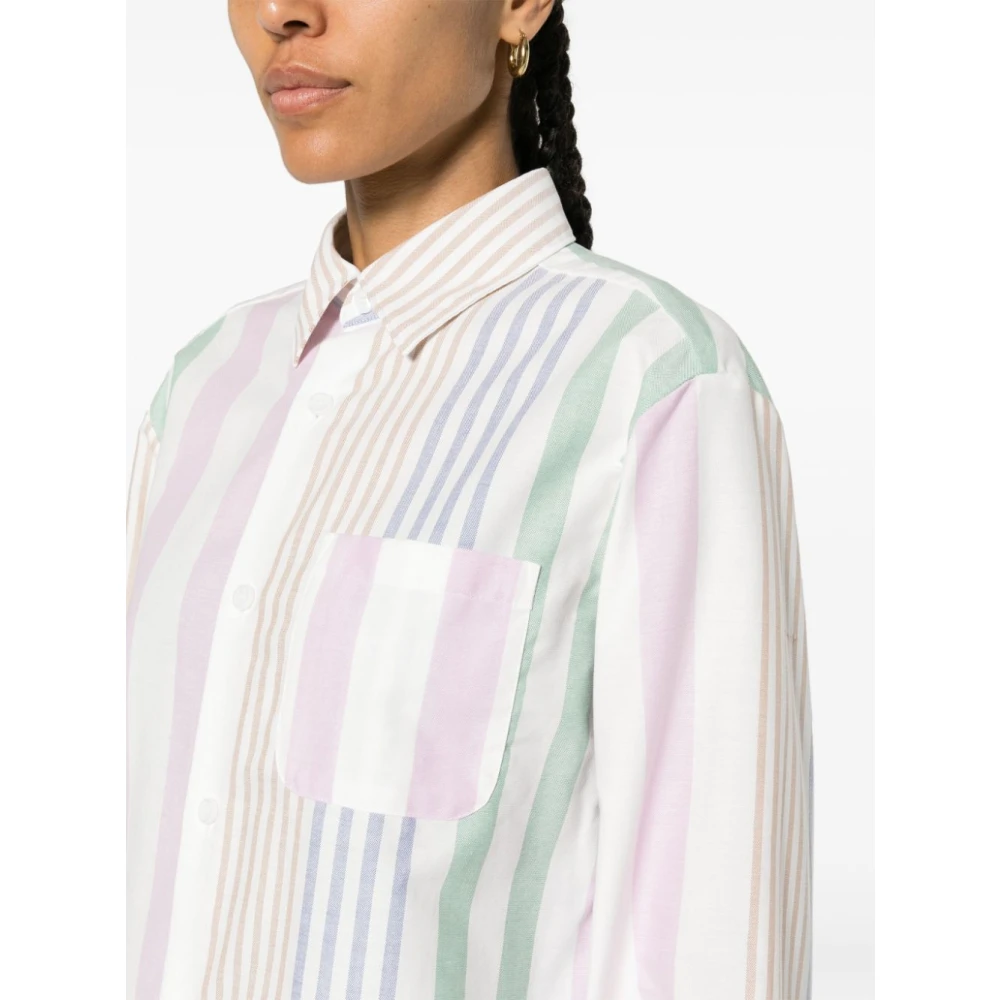 A.p.c. Sela Gestreept Overhemd Multicolor Dames