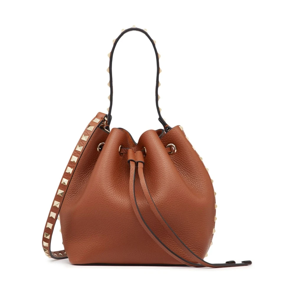 Valentino Garavani Bruine Schoudertas Stijlvol Brown Dames