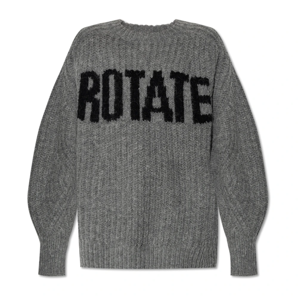 Rotate Birger Christensen Losvallende trui Gray Dames