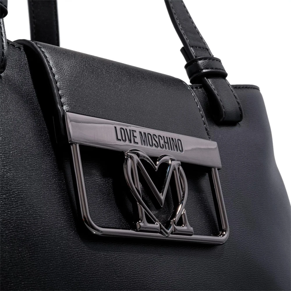 Love Moschino Zwarte Uptown Schoudertas Black Dames
