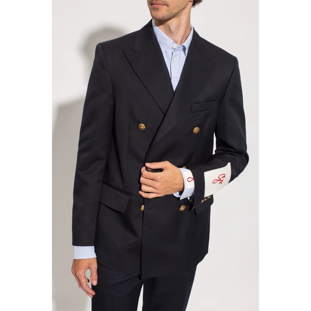 Golden Goose Double-breasted blazer Blue Heren